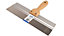 Toolty Stainless Steel Spatula Taping Filling with Wooden Handle and Aluminum Profile 350x60mm for Plastering Finishing DIY