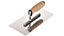 Toolty Stainless Steel Trowel with Cork Handle on Aluminium Foot 270mm for Plastering Rendering Finishing Smoothing DIY