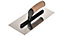 Toolty Stainless Steel Trowel with Cork Handle on Aluminium Foot 280mm for Plastering Rendering Finishing Smoothing DIY
