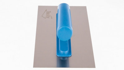 Toolty Stainless Steel Trowel with Plastic Handle - 270mm - for Adhesive Mortars Tiles Tiling Plastering Rendering DIY - 4