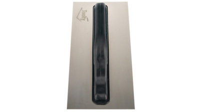 Toolty Stainless Steel Trowel with Plastic Handle 320mm for Smoothing Plaster Mortar Adhesive Plastering DIY - 6