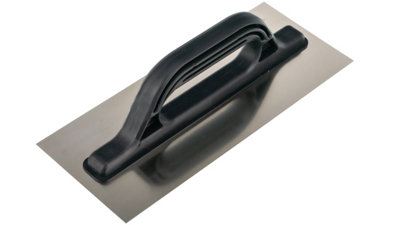 Toolty Stainless Steel Trowel with Plastic Handle 320mm for Smoothing ...