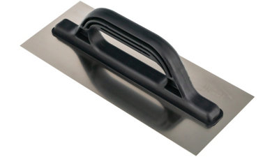 Toolty Stainless Steel Trowel with Plastic Handle 320mm for Smoothing ...