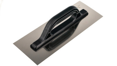 Toolty Stainless Steel Trowel with Plastic Handle 360mm for Smoothing Plaster Mortar Adhesive Plastering DIY - 7