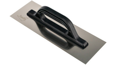 Toolty Stainless Steel Trowel with Plastic Handle 380mm for Smoothing ...