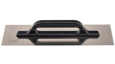 Toolty Stainless Steel Trowel with Plastic Handle 480mm for Smoothing ...