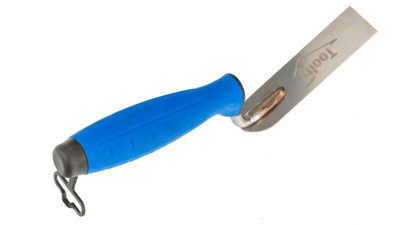 Toolty Stucco Wall Putty Finishing Trowel with Rubber Handle 30x110mm Stainless Steel for Brickwork and Plastering Rendering DIY - 8