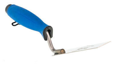 Toolty Stucco Wall Putty Finishing Trowel with Rubber Handle 30x160mm Stainless Steel for Brickwork and Plastering Rendering DIY - 3