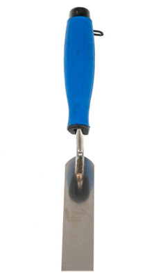Toolty Stucco Wall Putty Finishing Trowel with Rubber Handle 30x160mm Stainless Steel for Brickwork and Plastering Rendering DIY - 9