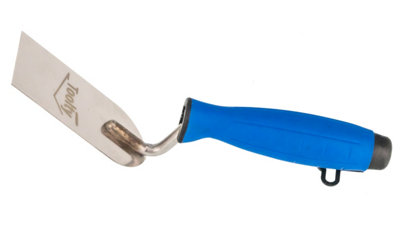 Toolty Stucco Wall Putty Finishing Trowel with Rubber Handle 50mm Stainless Steel for Brickwork and Plastering Rendering DIY - 8