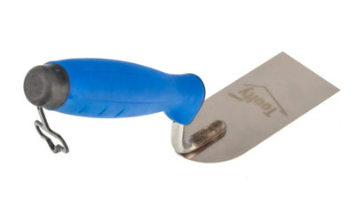 Toolty Stucco Wall Putty Finishing Trowel with Rubber Handle 50mm Stainless Steel for Brickwork and Plastering Rendering DIY - 9