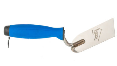 Toolty Stucco Wall Putty Finishing Trowel with Rubber Handle 60mm Stainless Steel for Brickwork and Plastering Rendering DIY - 6