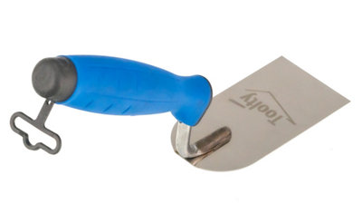 Toolty Stucco Wall Putty Finishing Trowel with Rubber Handle 60mm Stainless Steel for Brickwork and Plastering Rendering DIY - 9