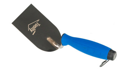 Toolty Stucco Wall Putty Finishing Trowel with Rubber Handle 80mm Stainless Steel for Brickwork and Plastering Rendering DIY - 8