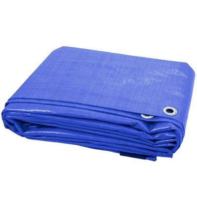 Toolty Tarpaulin 2x3m 120gr/m2  Waterproof for Covering Securing DIY