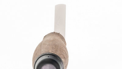 Toolty Tuck Pointing Jointing Finger Trowel with Cork Handle Stainless Steel Hand Tool - 12mm - Bricklayer DIY - 4