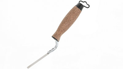 Toolty Tuck Pointing Jointing Finger Trowel with Cork Handle Stainless Steel Hand Tool - 6mm - Bricklayer DIY