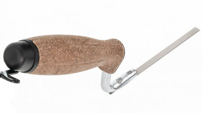 Toolty Tuck Pointing Jointing Finger Trowel with Cork Handle Stainless Steel Hand Tool - 6mm - Bricklayer DIY - 5