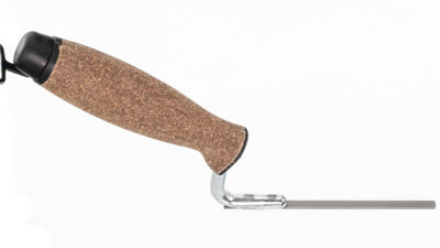 Toolty Tuck Pointing Jointing Finger Trowel with Cork Handle Stainless Steel Hand Tool - 6mm - Bricklayer DIY - 6