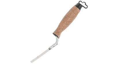 Toolty Tuck Pointing Jointing Finger Trowel with Cork Handle Stainless Steel Hand Tool - 8mm - Bricklayer DIY