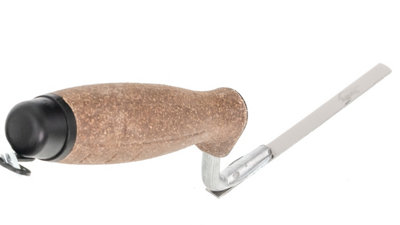 Toolty Tuck Pointing Jointing Finger Trowel with Cork Handle Stainless Steel Hand Tool - 8mm - Bricklayer DIY - 5
