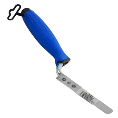 Toolty Tuck Pointing Jointing Finger Trowel with Rubber Handle 14mm Stainless Steel DIY - 5
