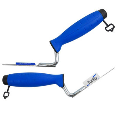 Toolty Tuck Pointing Jointing Finger Trowel with Rubber Handle 14mm Stainless Steel DIY - 4