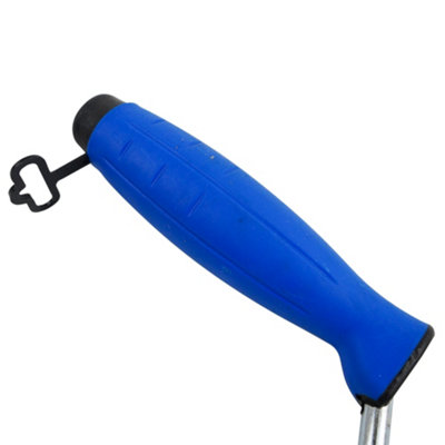 Toolty Tuck Pointing Jointing Finger Trowel with Rubber Handle 6mm Stainless Steel DIY - 3