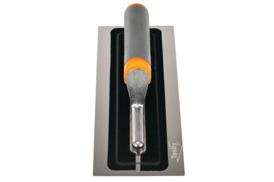 Toolty Ultra Flexible Finishing Stainless Steel Trowel with Soft Grip Handle 11" for Plastering Rendering DIY - 8