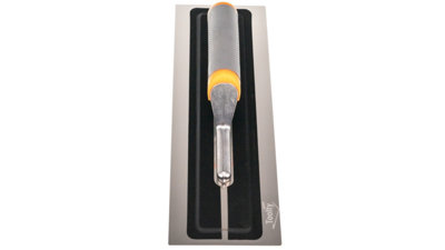 Toolty Ultra Flexible Finishing Stainless Steel Trowel with Soft Grip Handle 14" for Plastering Rendering DIY - 8