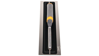 Toolty Ultra Flexible Finishing Stainless Steel Trowel with Soft Grip Handle 16" for Plastering Rendering DIY - 8