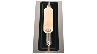 Toolty Ultra Flexible Finishing Stainless Steel Trowel with Wooden Handle 11" for Plastering Rendering DIY - 6