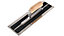 Toolty Ultra Flexible Finishing Stainless Steel Trowel with Wooden Handle 14" for Plastering Rendering DIY