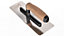Toolty Venetian Trowel with Cork Handle on Polyamide Foot 240mm for Plastering Rendering Smoothing Finishing DIY