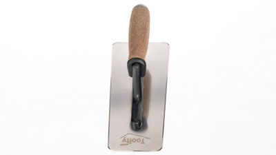 Toolty Venetian Trowel with Cork Handle on Polyamide Foot 240mm for Plastering Rendering Smoothing Finishing DIY - 8