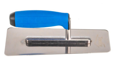 Toolty Venetian Trowel with Rubber Handle 240 mm Stainless Stell for Plastering Rendering Finishing DIY - 6