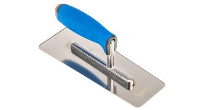 Toolty Venetian Trowel with Rubber Handle 240 mm Stainless Stell for Plastering Rendering Finishing DIY - 7