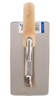 Toolty Venetian Trowel with Wooden Handle 240 mm Stainless Stell for Plastering Rendering Finishing DIY - 8