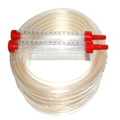 Toolty Water Level Gauge Kit 3/8 inch Diameter 25m Length for Masonry Window and Sills Levelling DIY