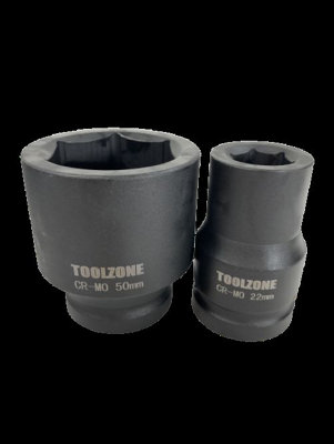 TOOLZONE 10PC 1" DEEP IMPACT SOCKETS