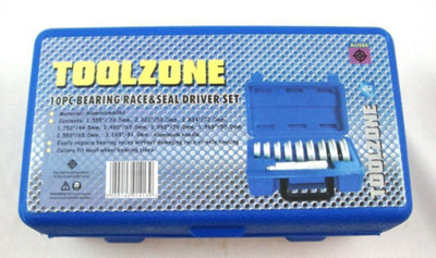 Toolzone 10pc 1/2 Hex Bit Set in Tin Upto 17mm HX039 for sale online