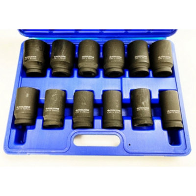 TOOLZONE 12PC 3/4" DEEP IMPACT SOCKETS