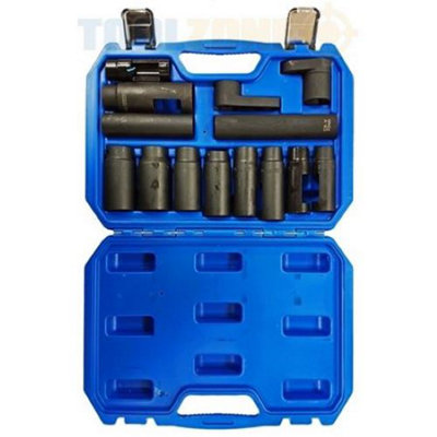 Toolzone 14pc Diesel Injector / Lambda Socket Set