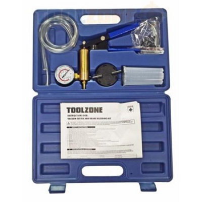 TOOLZONE 16PC HAND HELD VACUUM PUMP SET