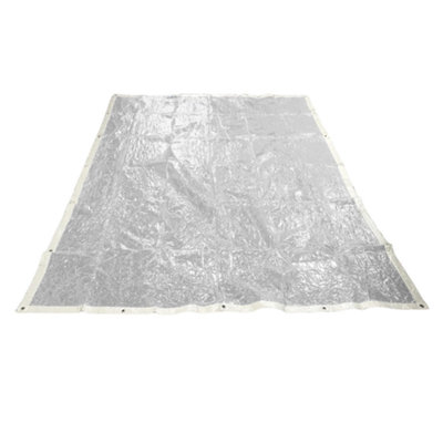 Toolzone 2 x 3M Clear PVC Tarpaulin Durable Weatherproof Cover