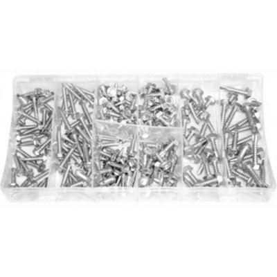 Toolzone 200 Piece Hex head Drill Screws