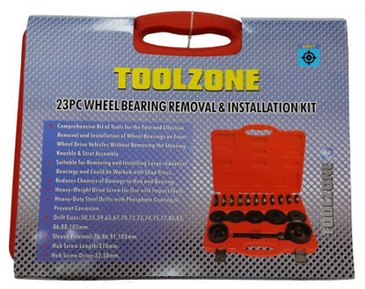 Toolzone 23pc Wheel Bearing Removal & Installation Kit