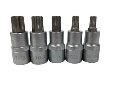 Toolzone 27 piece star socket and bit sets
