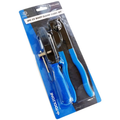 Toolzone 2pc CV Boot Clamp Plier Set for Vehicle Maintenance Durable & Easy to Use