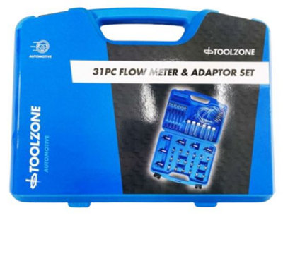Toolzone 31 Piece Flow Meter and Adaption Set